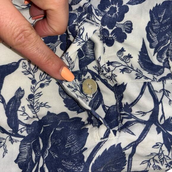 Lauren Ralph Lauren 100% Linen Flowy Floral Shorts Women’s 4 Cottage Prarie 90's - Picture 6 of 10